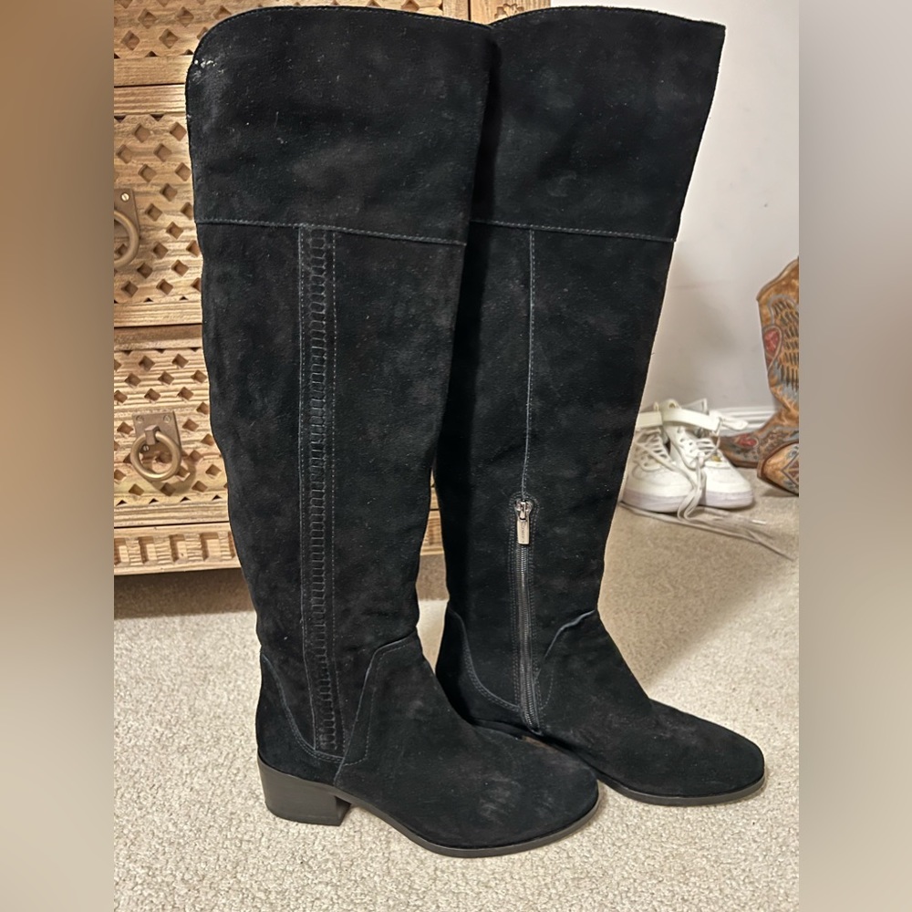Vince Camuto over the knee suede boot